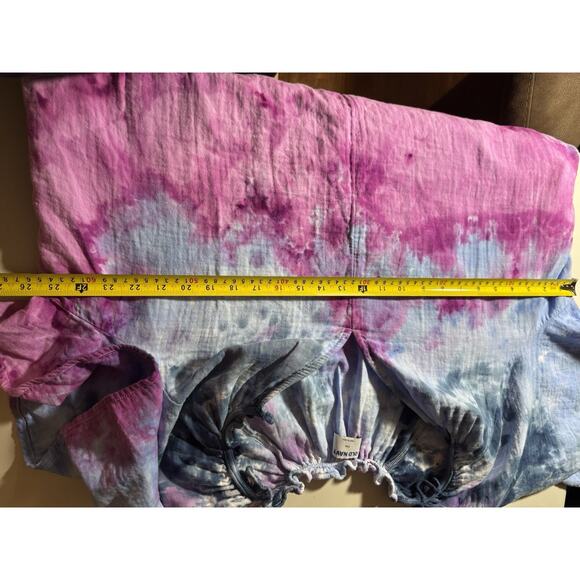 Old Navy Shirt Dress 2X Womens Lounge Beach Coverup Casual Tie Dye Pockets - Picture 10 of 10